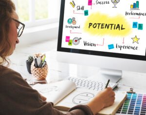 Home improvement potential excellence diagram graphic concept